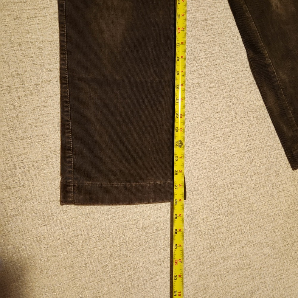 J. Crew Corduroy Pants Womens 4P Brown City Fit Straight Leg 79044 - Picture 4 of 6